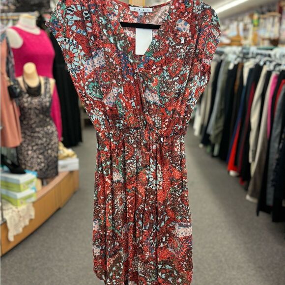 cabi ladies small colorful dress - Picture 1 of 5